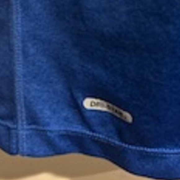 Men's T-Shirt Tee Dri Star Blue Size Large (42-44) Short Sleeve Active Wear - Picture 4 of 4